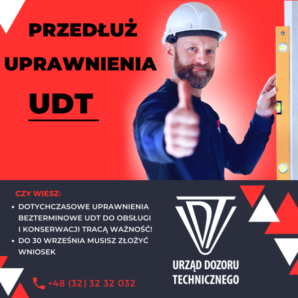Przedłużanie uprawnień UDT